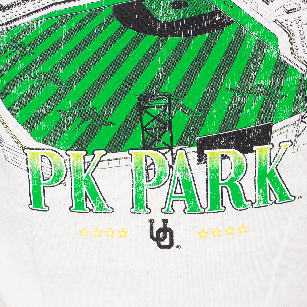 PK Park, Brown, Crew Neck, Men, Baseball, Ringer, U-Scape, University of Oregon, T-Shirt, 954138